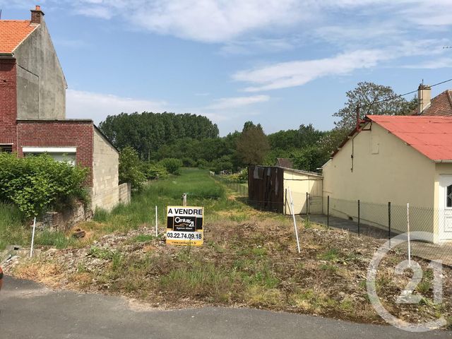 Afficher la photo en grand terrain à vendre - 1021.0 m2 - ALBERT - 80 - PICARDIE - Century 21 Agence Albert