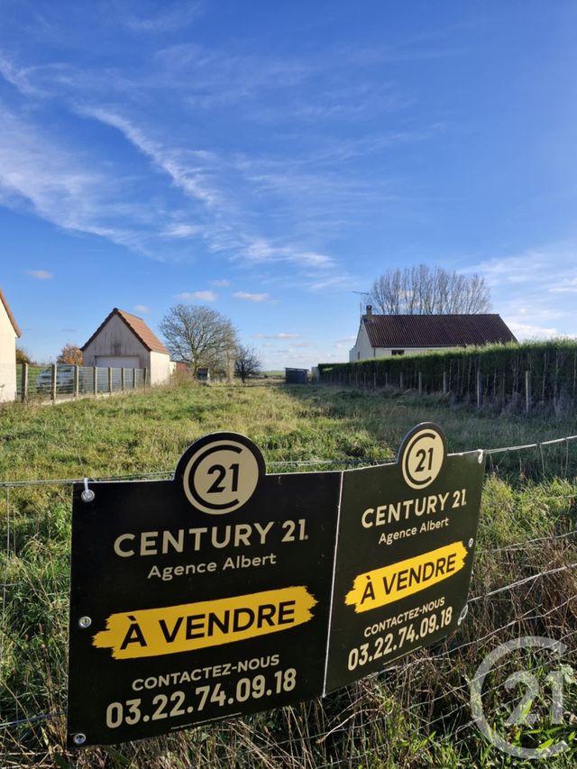 terrain à vendre - 1850.0 m2 - MAILLY MAILLET - 80 - PICARDIE - Century 21 Agence Albert